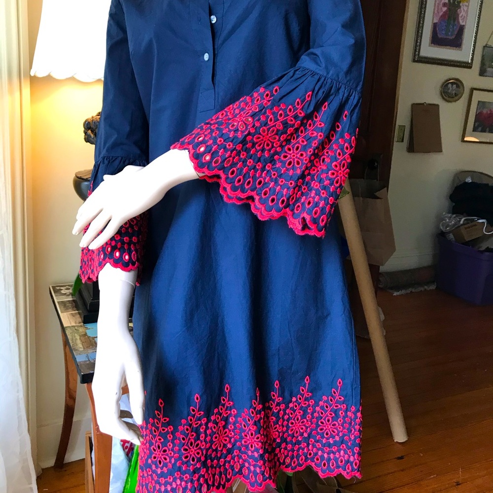 J. Crew Bell Sleeve Dress